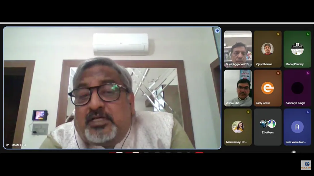 Interactive Q&A session at the GRO-MSME and IIA financial management webinar
