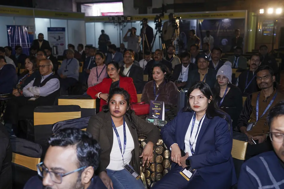 Audience seated in the hall during the MSME awards evening
