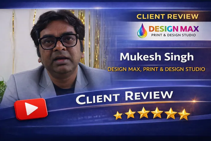 Mukesh Singh, founder of Design Max Print & Design Studio